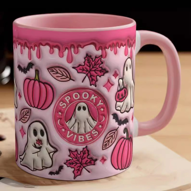 Halloween Pumpkin Ceramic Coffee Mug - Bellarte Enchanté Halloween Pumpkin Ceramic Coffee Mug